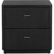 Etienne 24 X 24 inch Black Night Stand